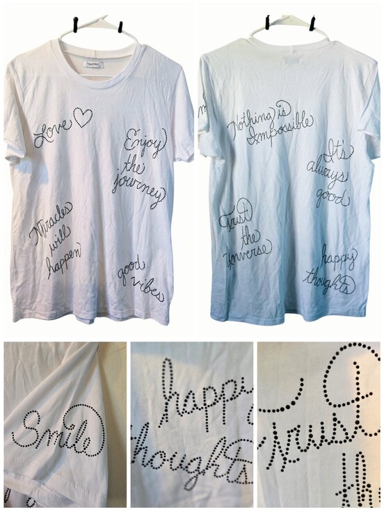 Lauren Moshi Tops - Lauren Moshi Crystal Positive Affirmations shirt